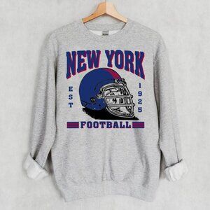 90s New York Giants Football Sweatshirt, EST 1925 NY Giants Shirt For Men Women